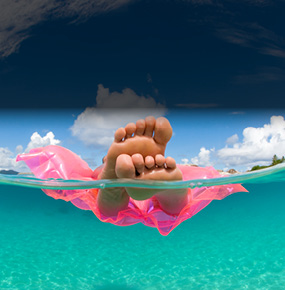 A generic square placeholder image with rounded corners in a figure.