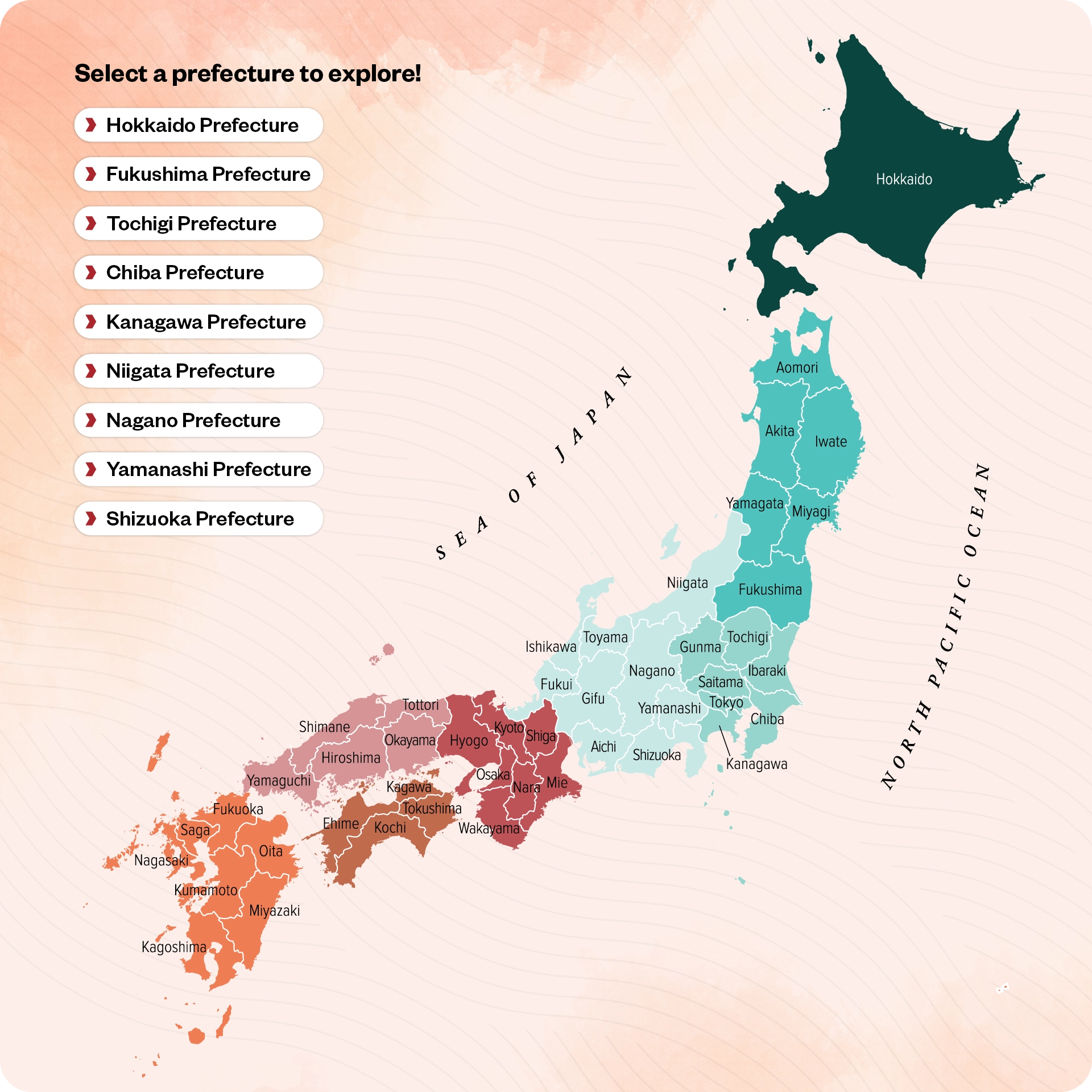 Japan Interactive Main Map