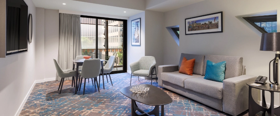 CWSP_Owner_Resort Report_Melbourne One Bedroom Apartment Living Area