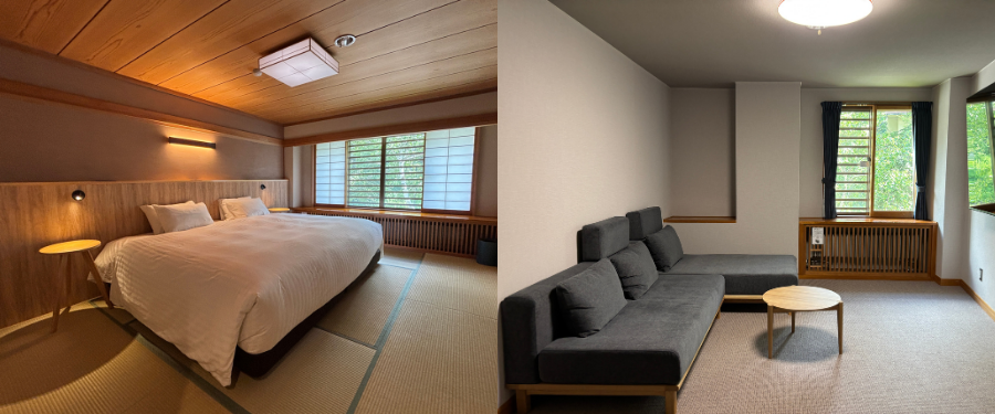 Resort Report Shirakabaso room section