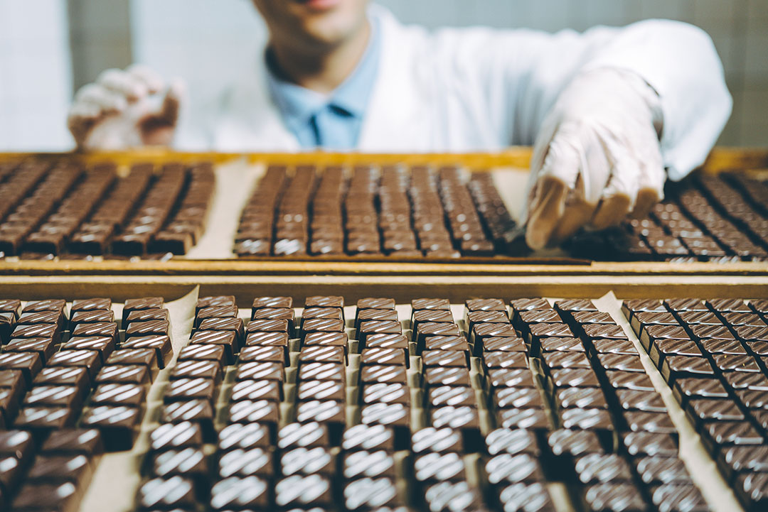 Chocolate making process at Phillip Island Chocolate Factory