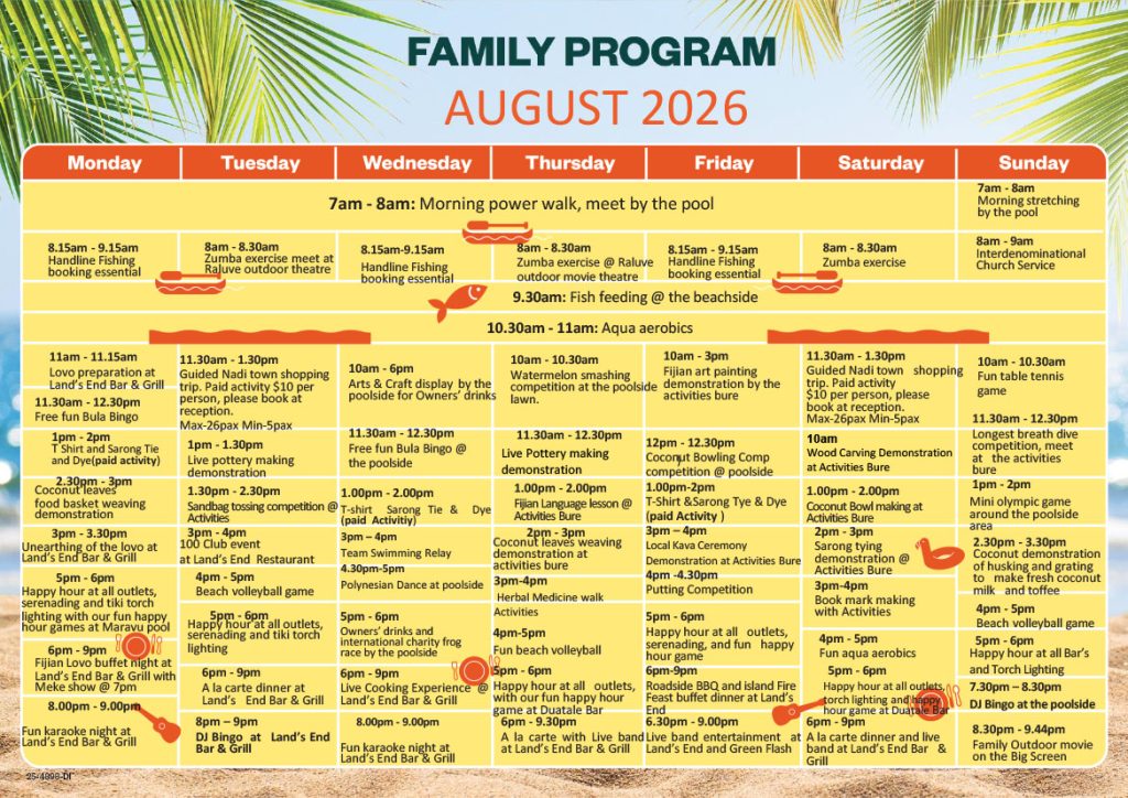 Family Program August 2026
