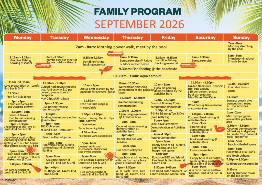 Family Program September 2026