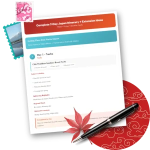 Japan Itinerary Creator