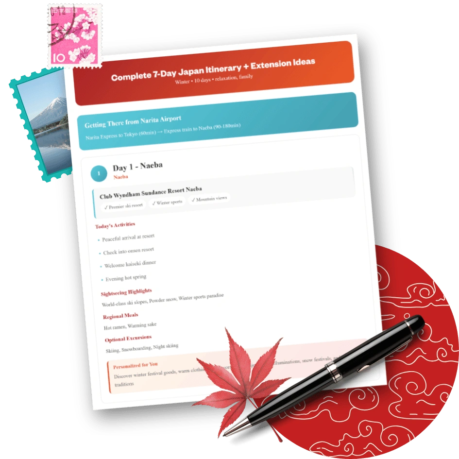 Japan Itinerary Creator