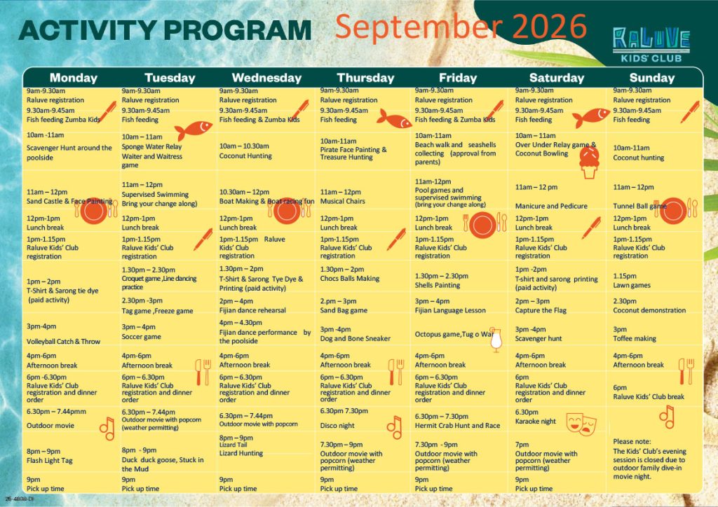 Kids Calendar September 2026