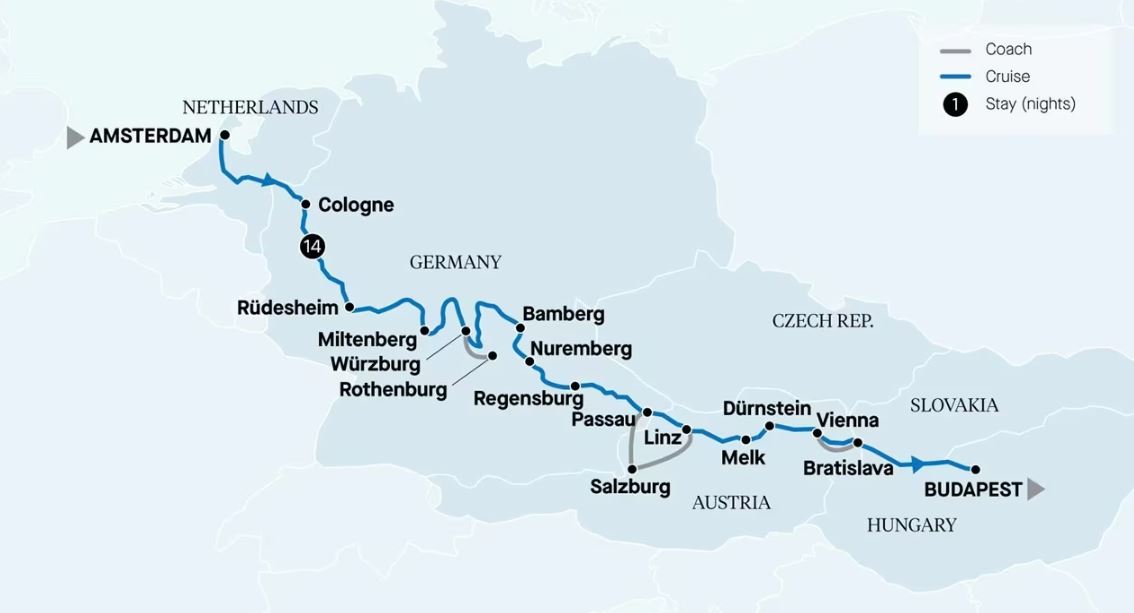 Magnificent Europe All Inclusive Cruise APT's Luxury Travel Club Wyndham